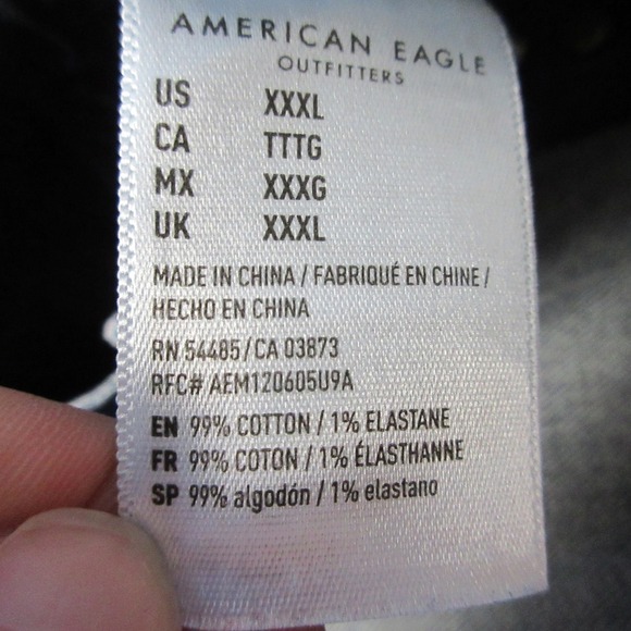 American Eagle Jean Jacket Flex Women 3XL XXXL Blue Denim Western Casual 1004 - Picture 6 of 13